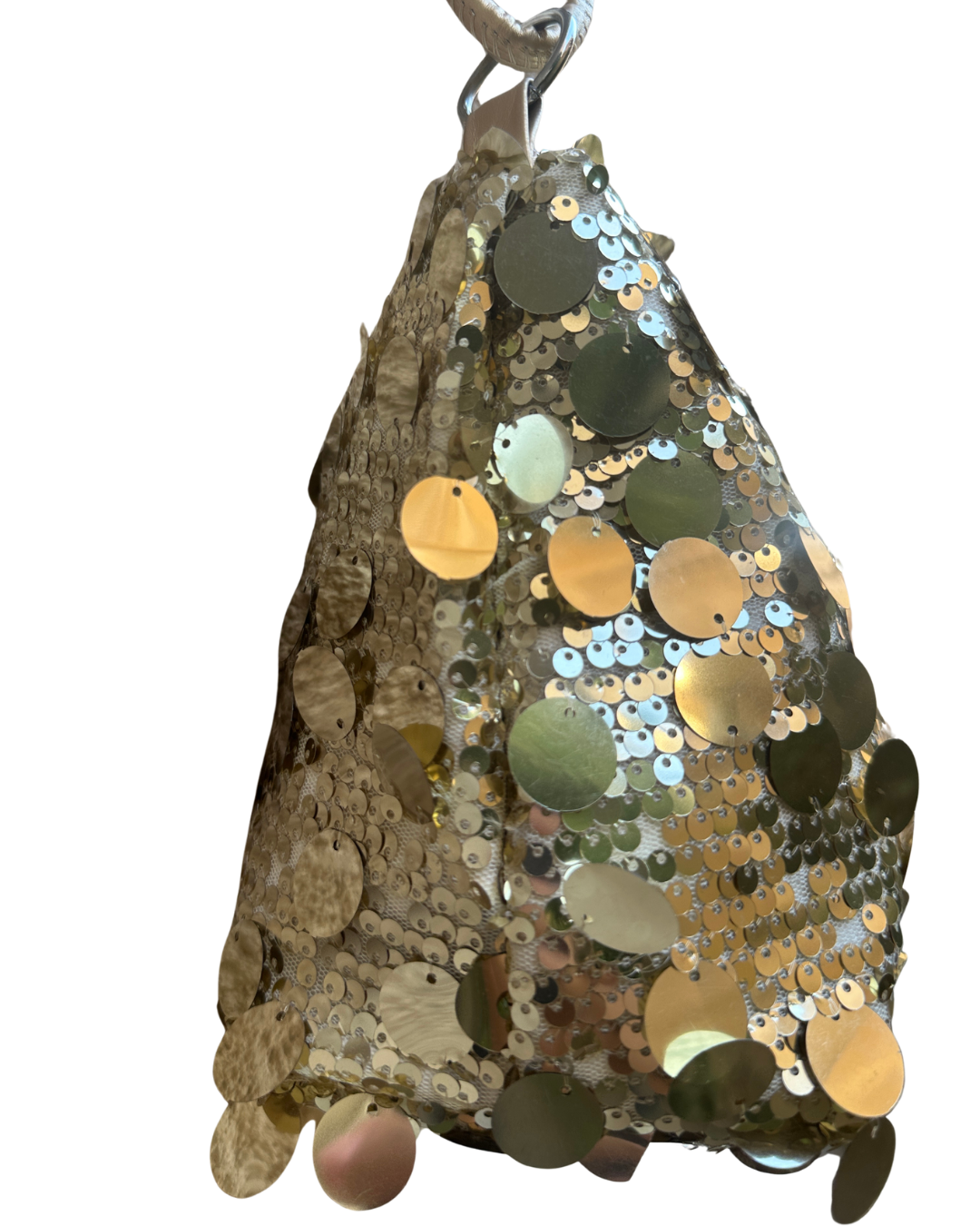Y2K Sequin Gold Shoulder Bag