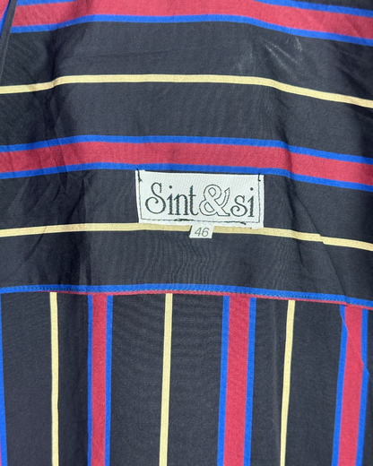 Vintage Sint & Si 90s Women's Striped Light Blazer Shirt L/XL