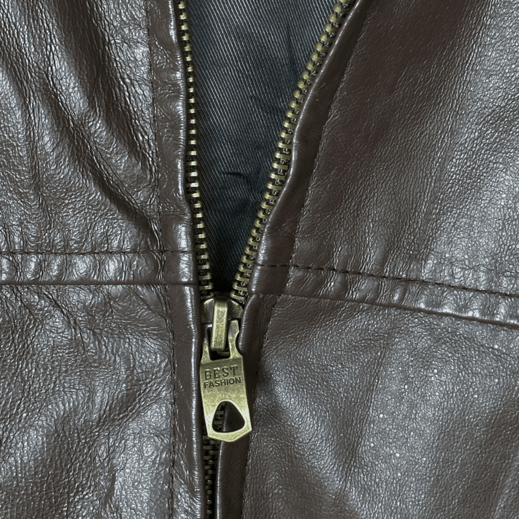 1860 Menswear Genuine Leather Jacket 3XL - Funkify