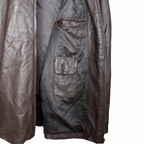 1860 Menswear Genuine Leather Jacket 3XL - Funkify