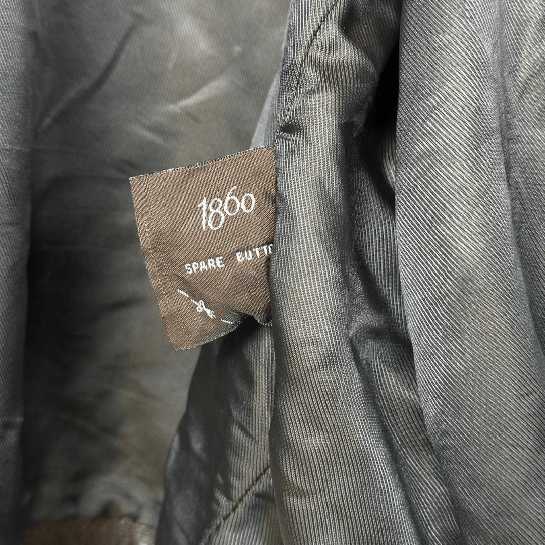 1860 Menswear Genuine Leather Jacket 3XL - Funkify