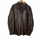 1860 Menswear Genuine Leather Jacket 3XL - Funkify