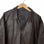 1860 Menswear Genuine Leather Jacket 3XL - Funkify