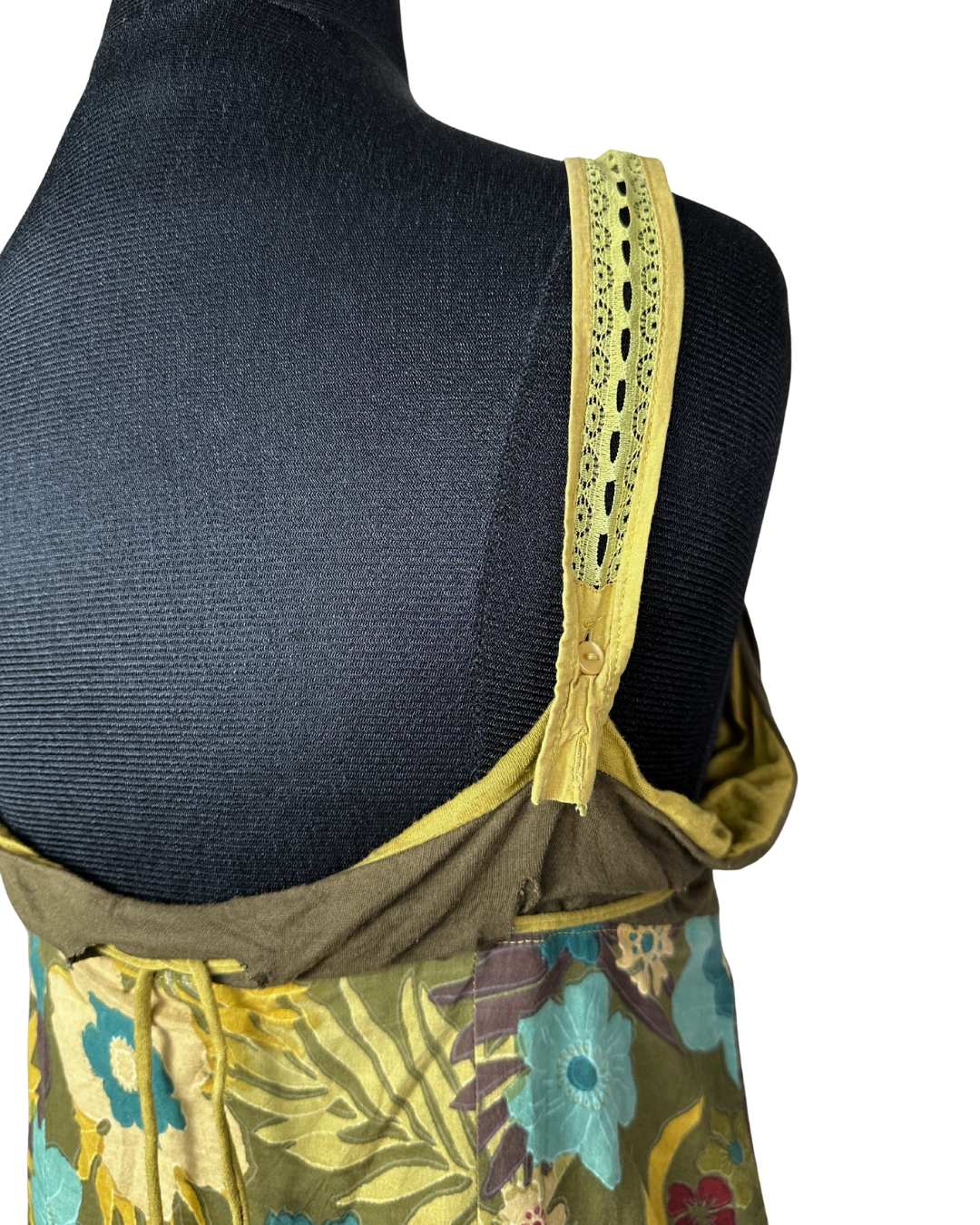 Floral Babydoll Top with Tie-Front