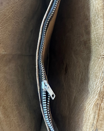 Vintage Genuine Snake Skin Flap Bag