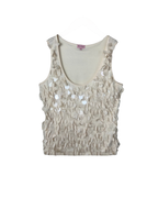 Phase Eight Sequin Cream Top