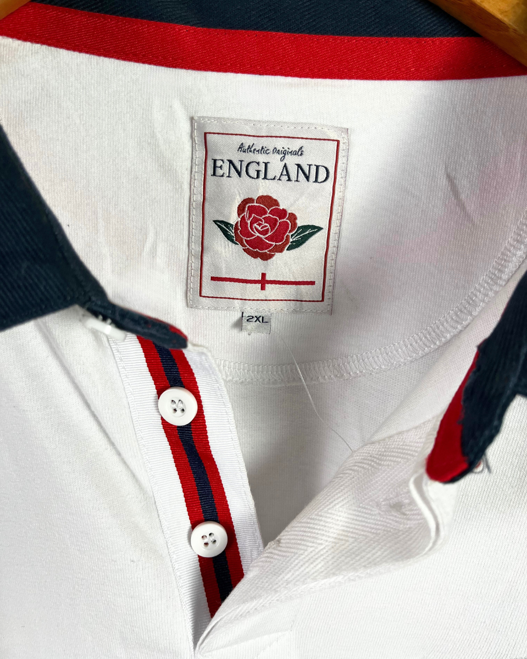 Authentic Originals England Polo-Neck Sweatshirt 2XL
