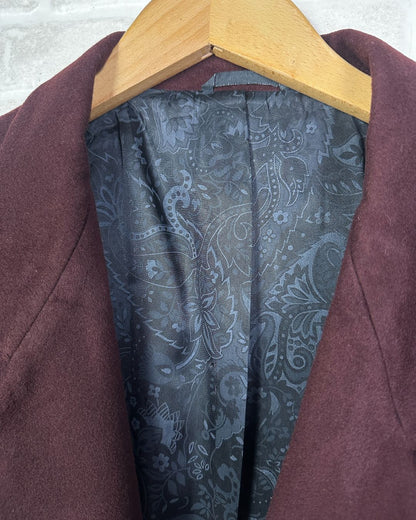 MonteZemolo Maroon Blazer - Size 52