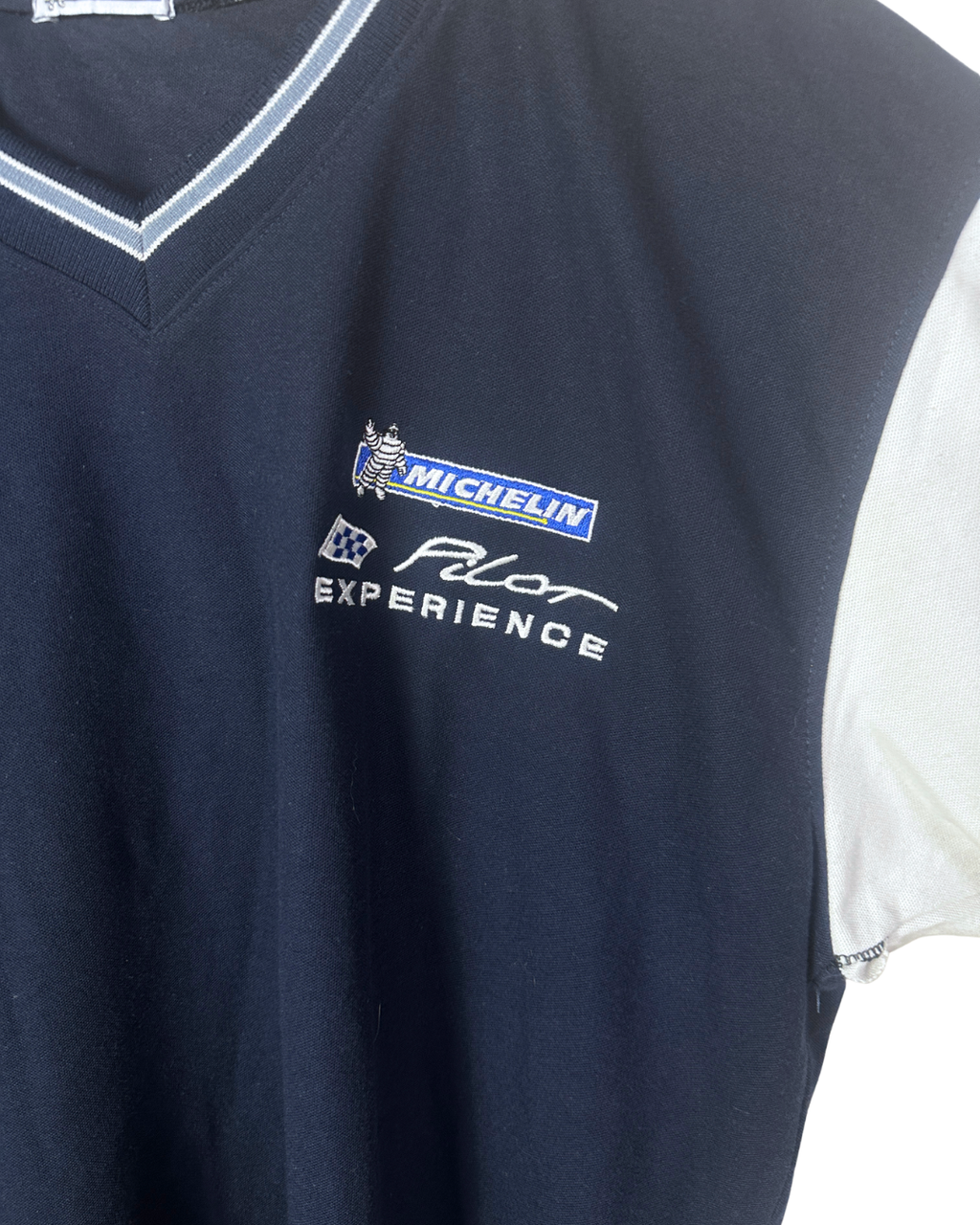 Vintage Michelin V-Neck T-shirt - XL