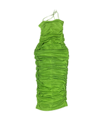 Green Ruched Dress