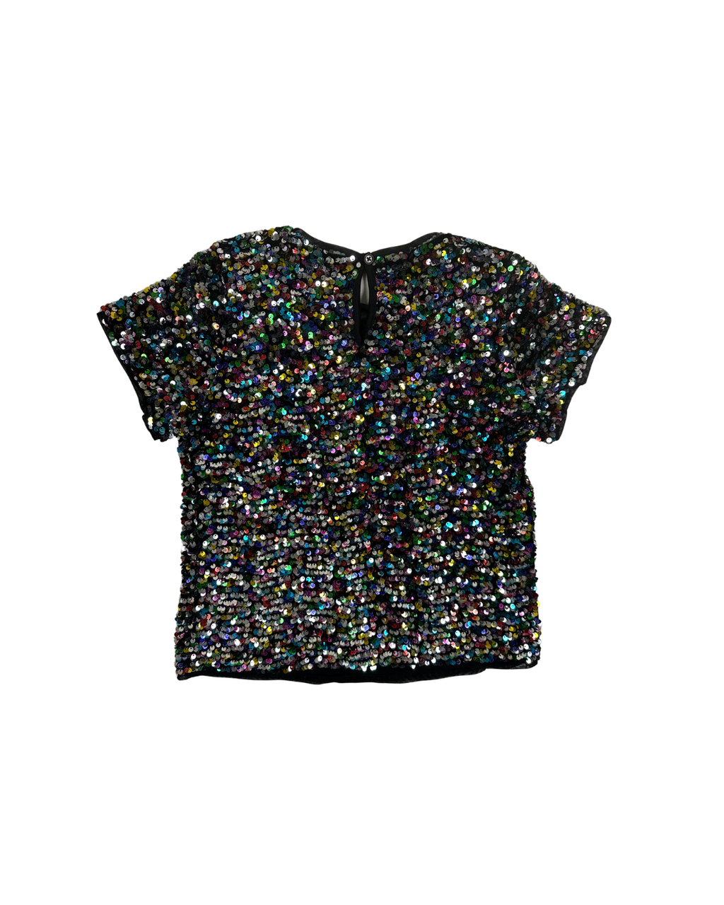 Tu Multicolor Sequinned Top