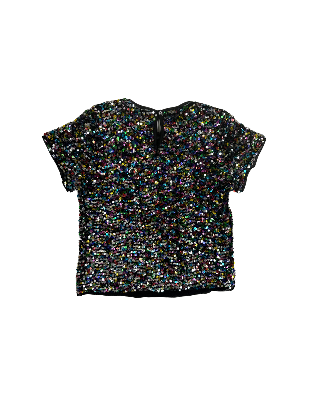 Tu Multicolor Sequinned Top