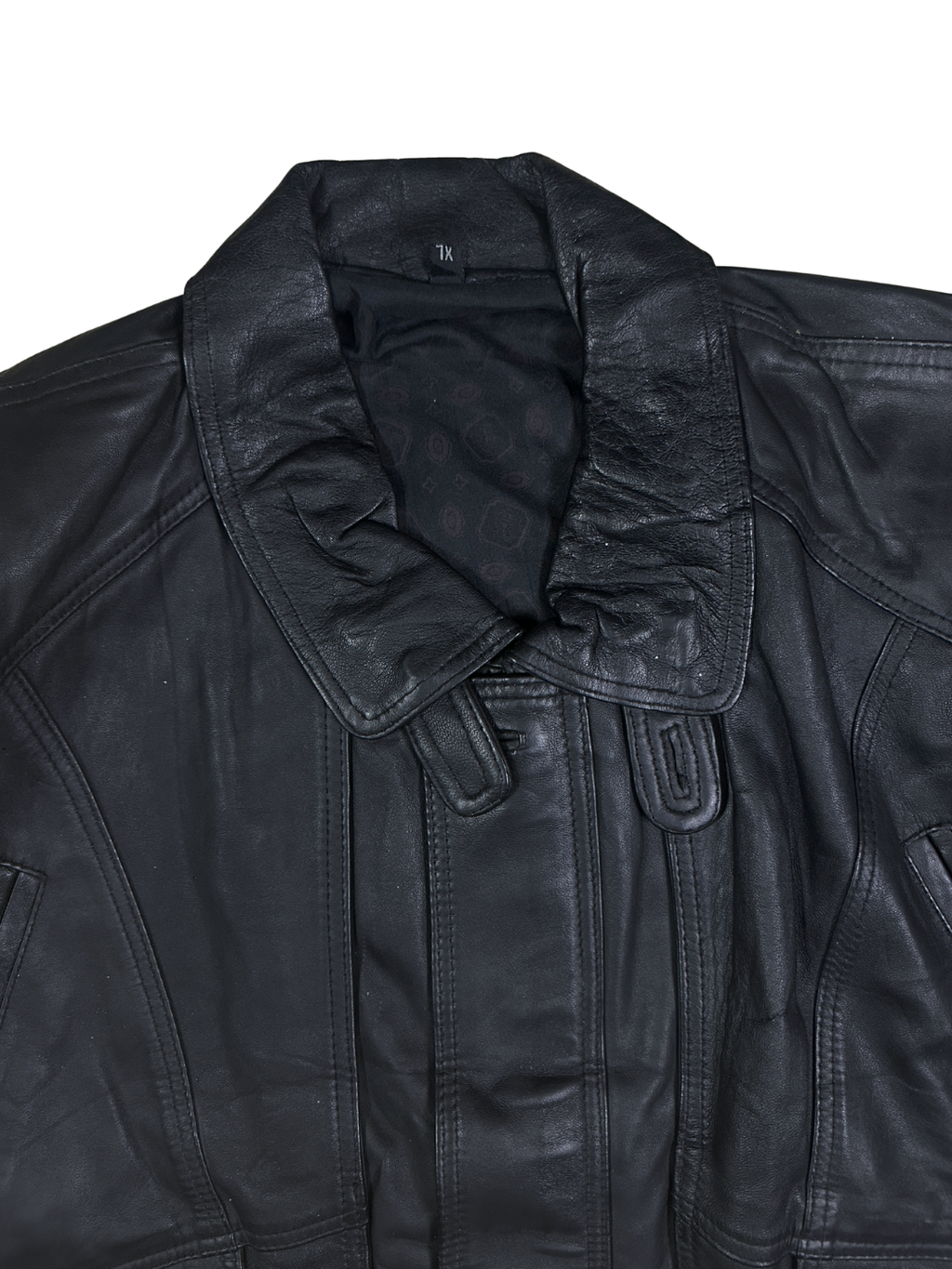 Vintage 90s Genuine Leather Jacket XL