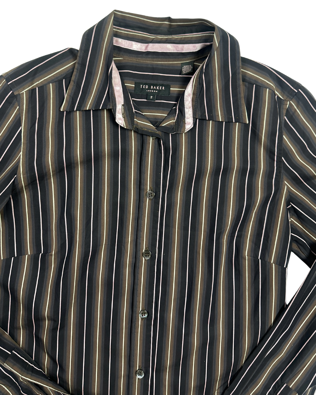 Ted Baker Long Sleeve Women's Striped Shirt