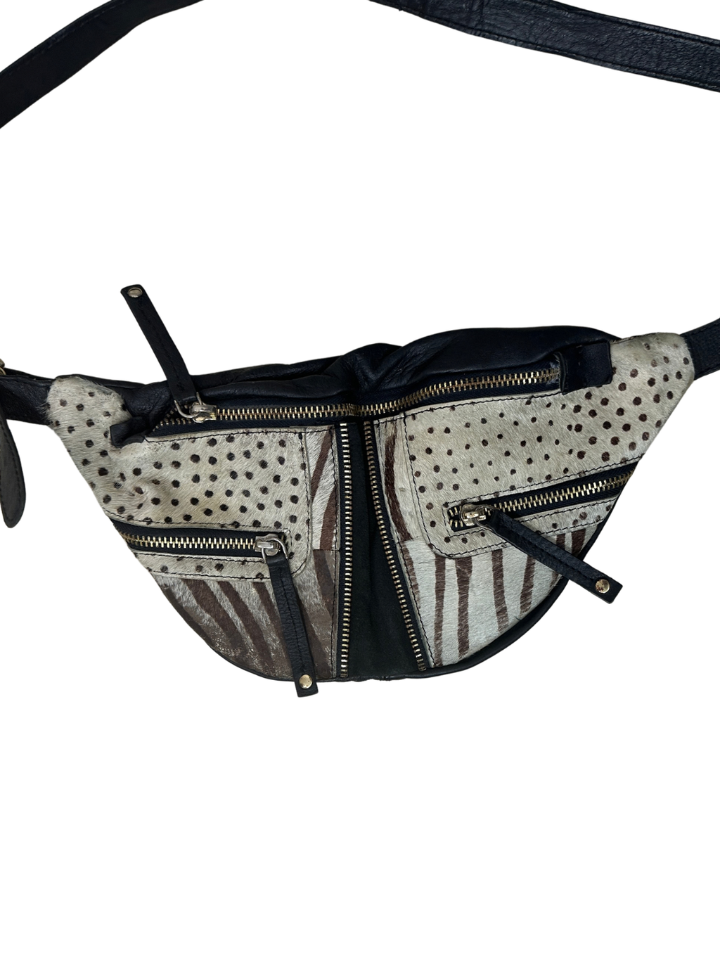 River Island Genuine Leather Cow-Hide Waistbag