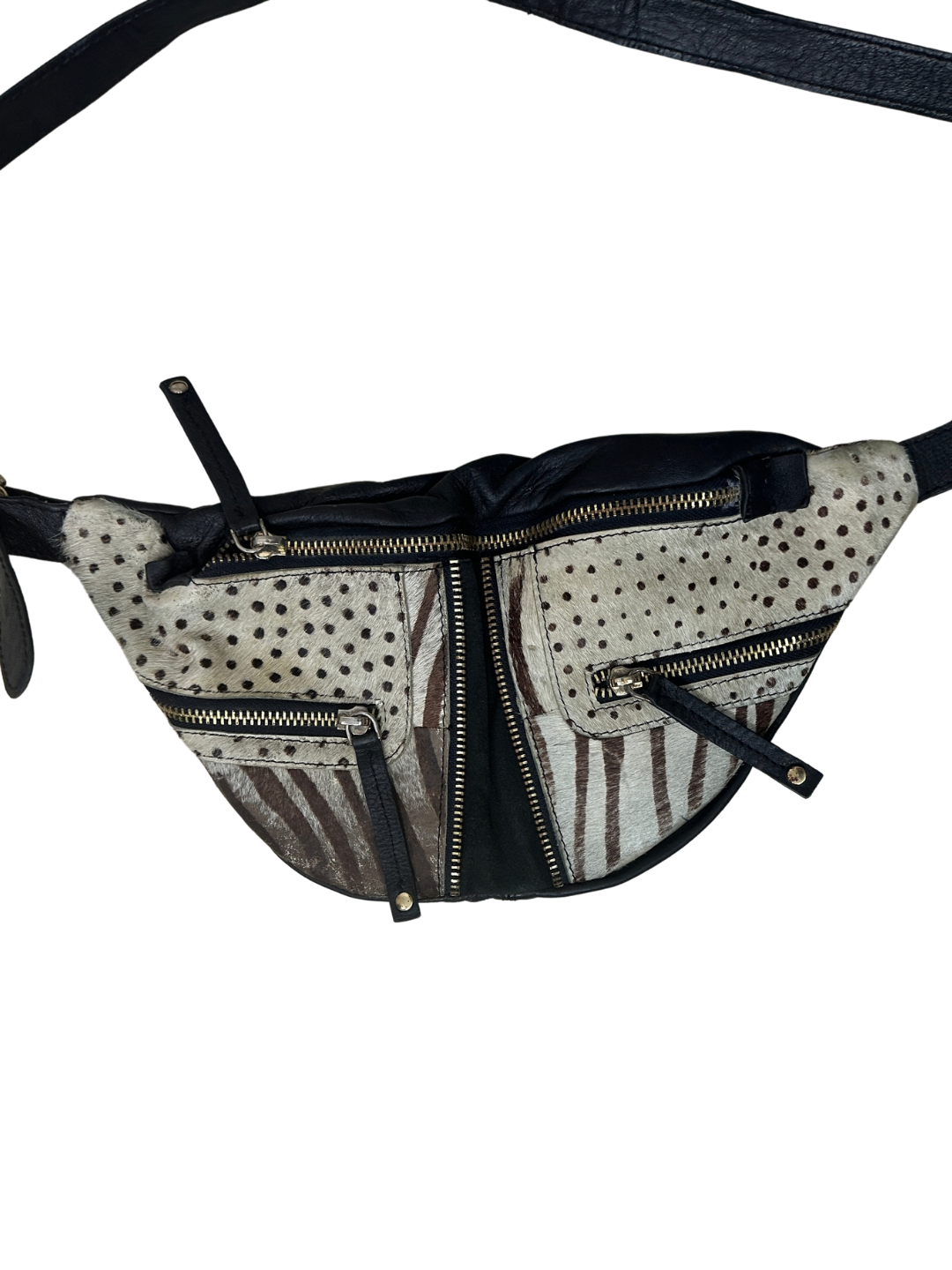 River Island Genuine Leather Cow-Hide Waistbag