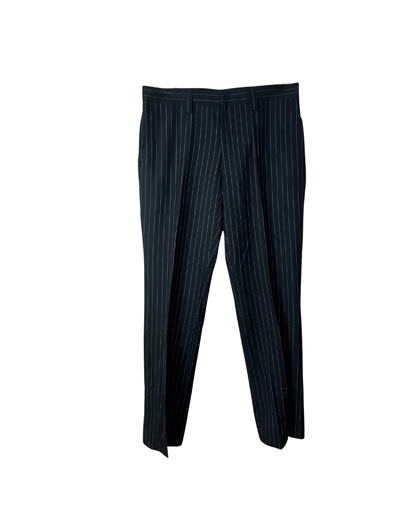 Batistini Striped Wool-Blend Full Suit - Size 50