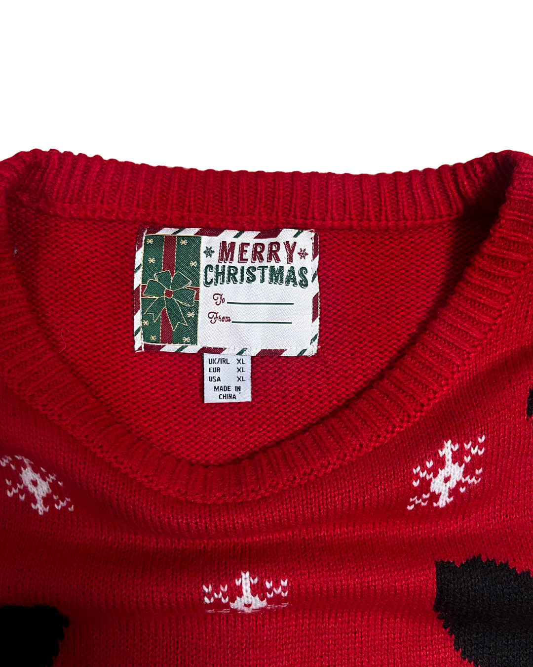 Christmas Deer Sweater XL