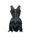 1920's Inspired Great Gatsby Sequin Flapper Dress - Medium - Funkify