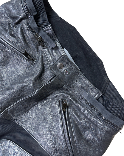 Evolution Biker Moto Leather Pants Large