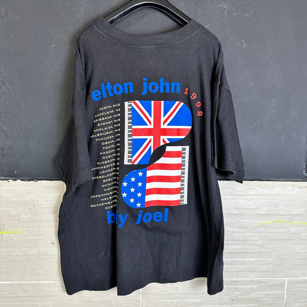 1998 Billy Joel Elton John Tour Graphic T-shirt - Funkify