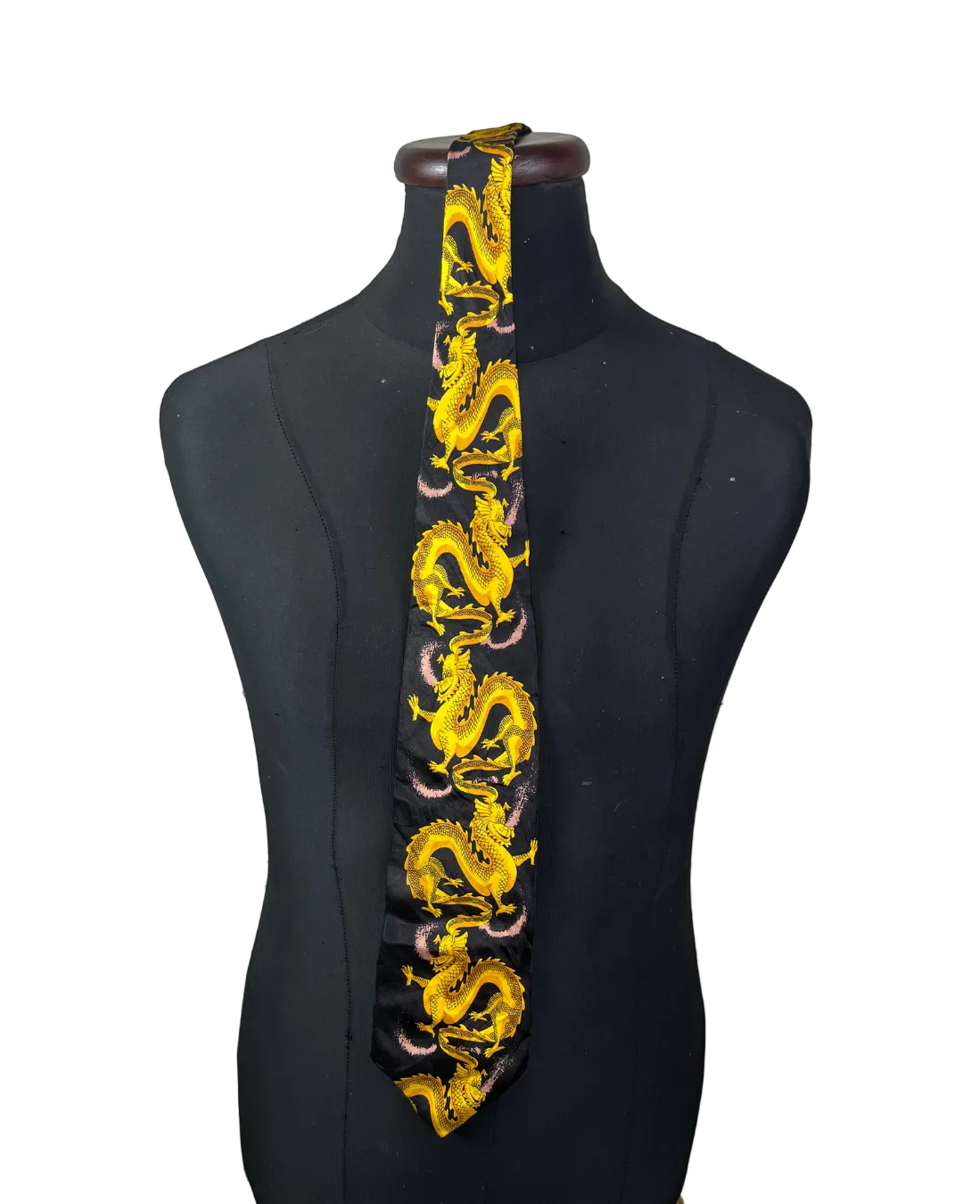 Golden Dragon Necktie 10 cm