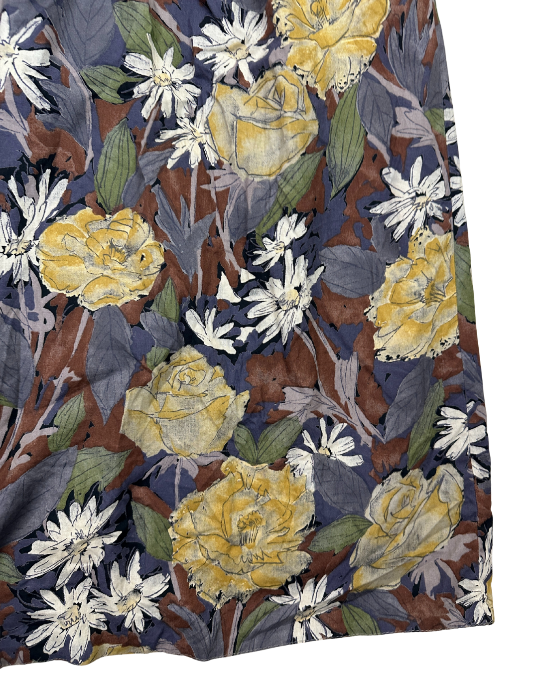 Vintage Floral Skirt Large