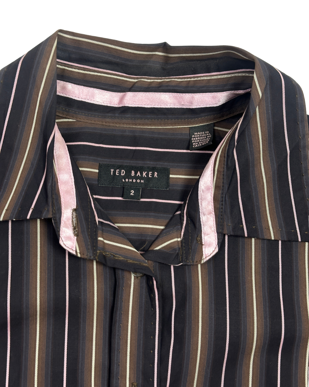 Ted Baker Long Sleeve Women's Striped Shirt