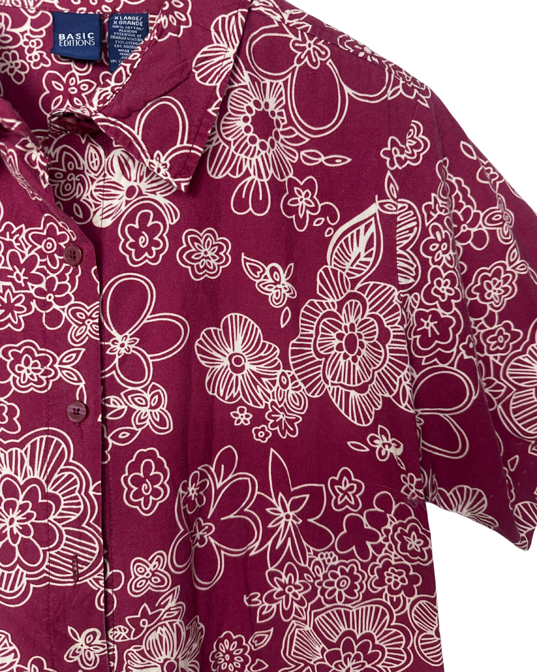 Basic Editions Shirt Women's XL