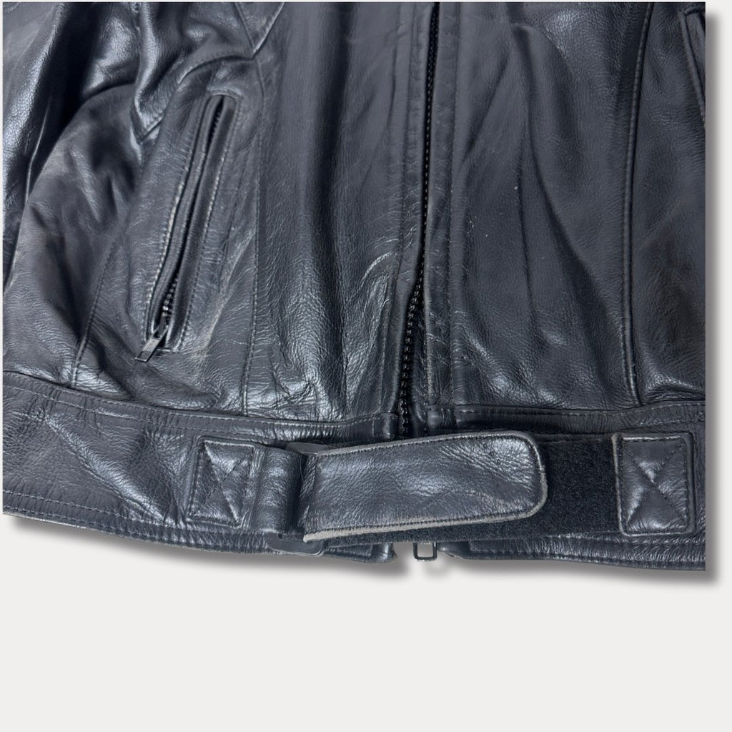 Revenger Motorcycle Genuine Leather Jacket Medium