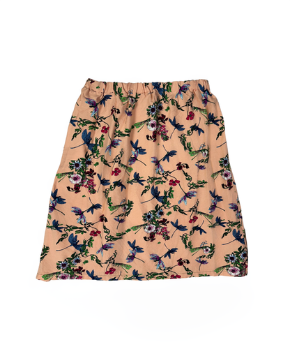 Vintage Floral Skirt Medium
