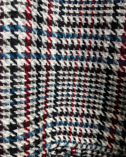 Vintage St Michael Pure New Wool Houndstooth Double Breasted Women's Blazer