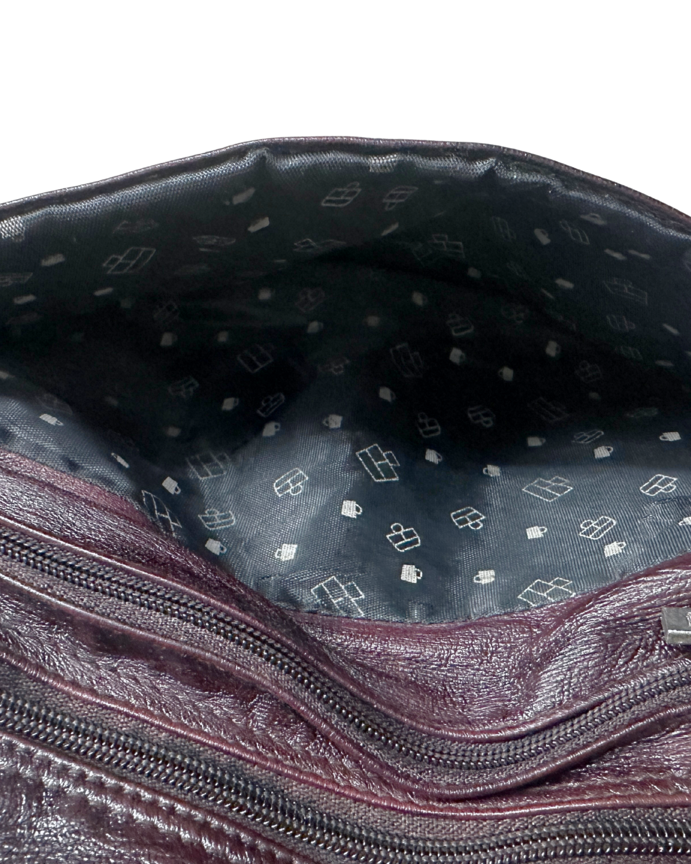 Vintage Embossed Egyptian Pharaonic Genuine Leather Bag