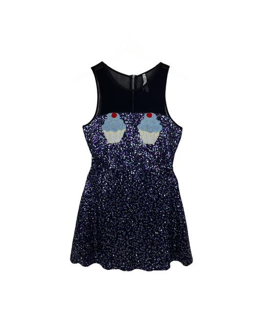 Belle Sequin Cupcake Dress - Medium