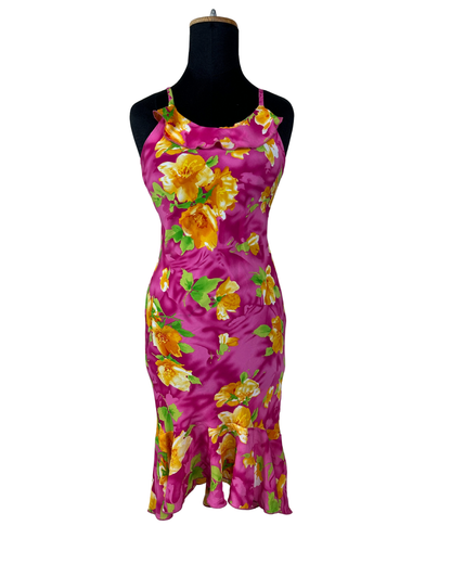 Great Escape Floral Back-Tie Dress - Small/Medium