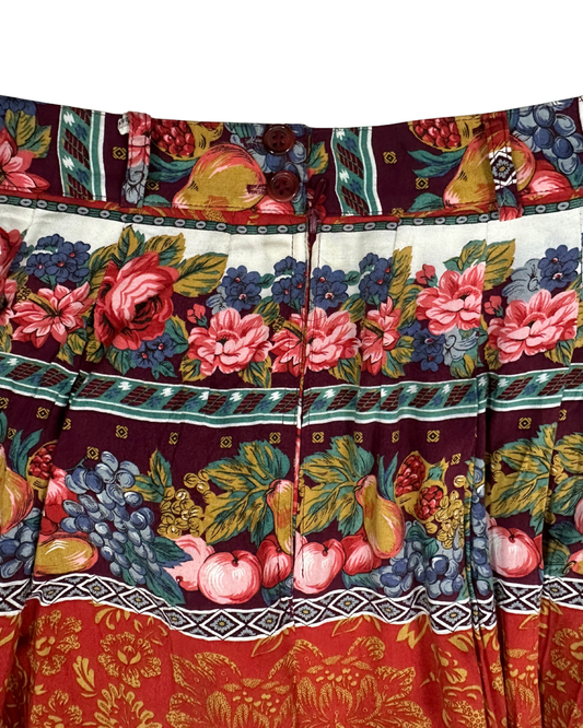 Pret a Porter Floral Skirt - Medium