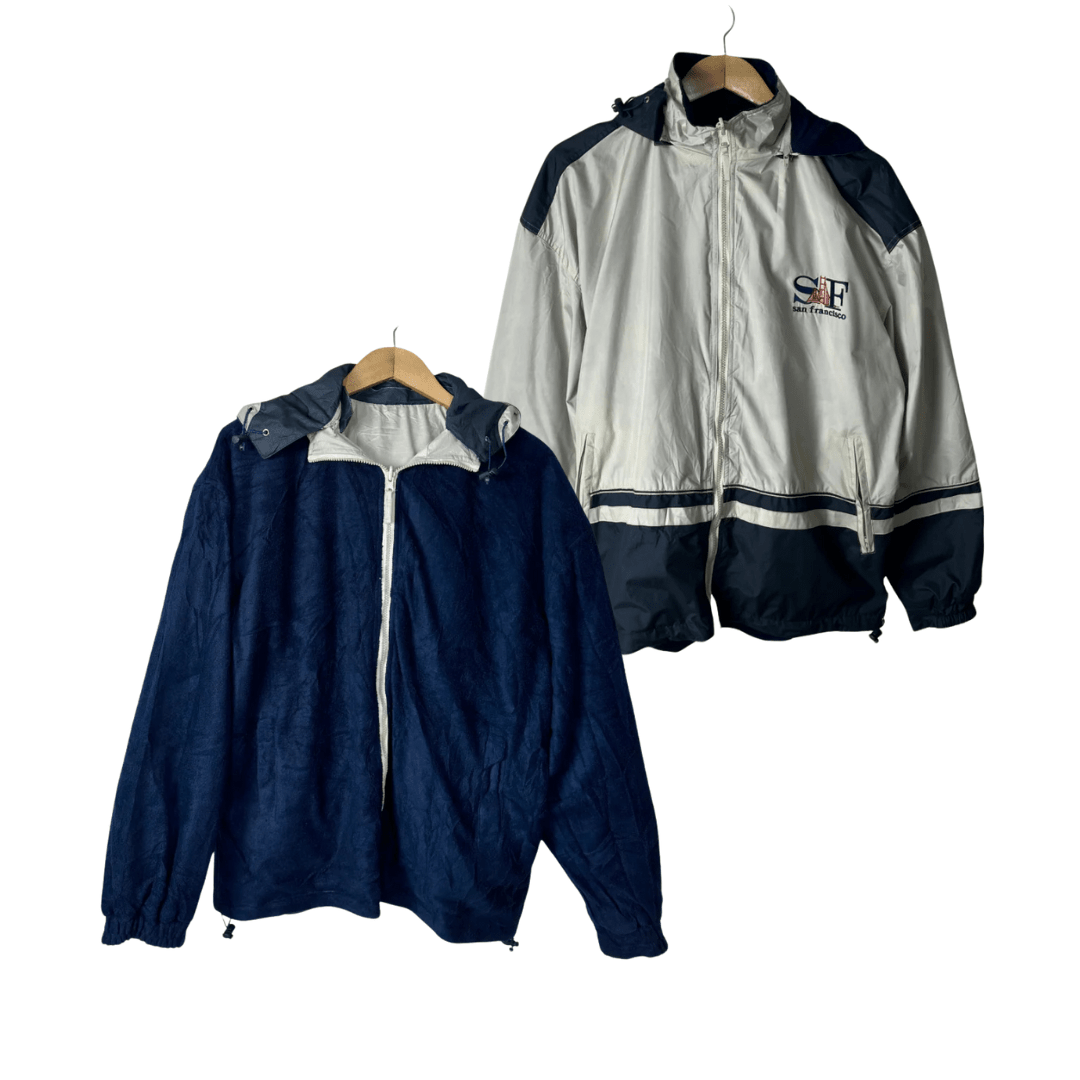 2 in 1 Double-Face San Francisco Jacket XL - Funkify