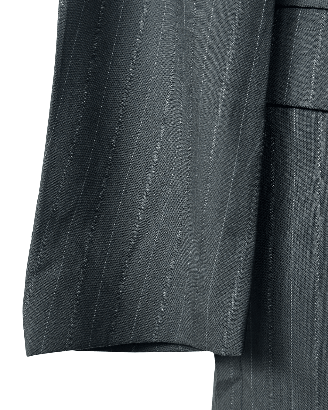 2000s Pierre Cardin Paris Pinstripe Wool Full Suit - Size 54 - Funkify