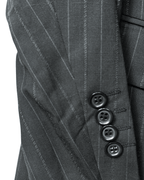 2000s Pierre Cardin Paris Pinstripe Wool Full Suit - Size 54 - Funkify