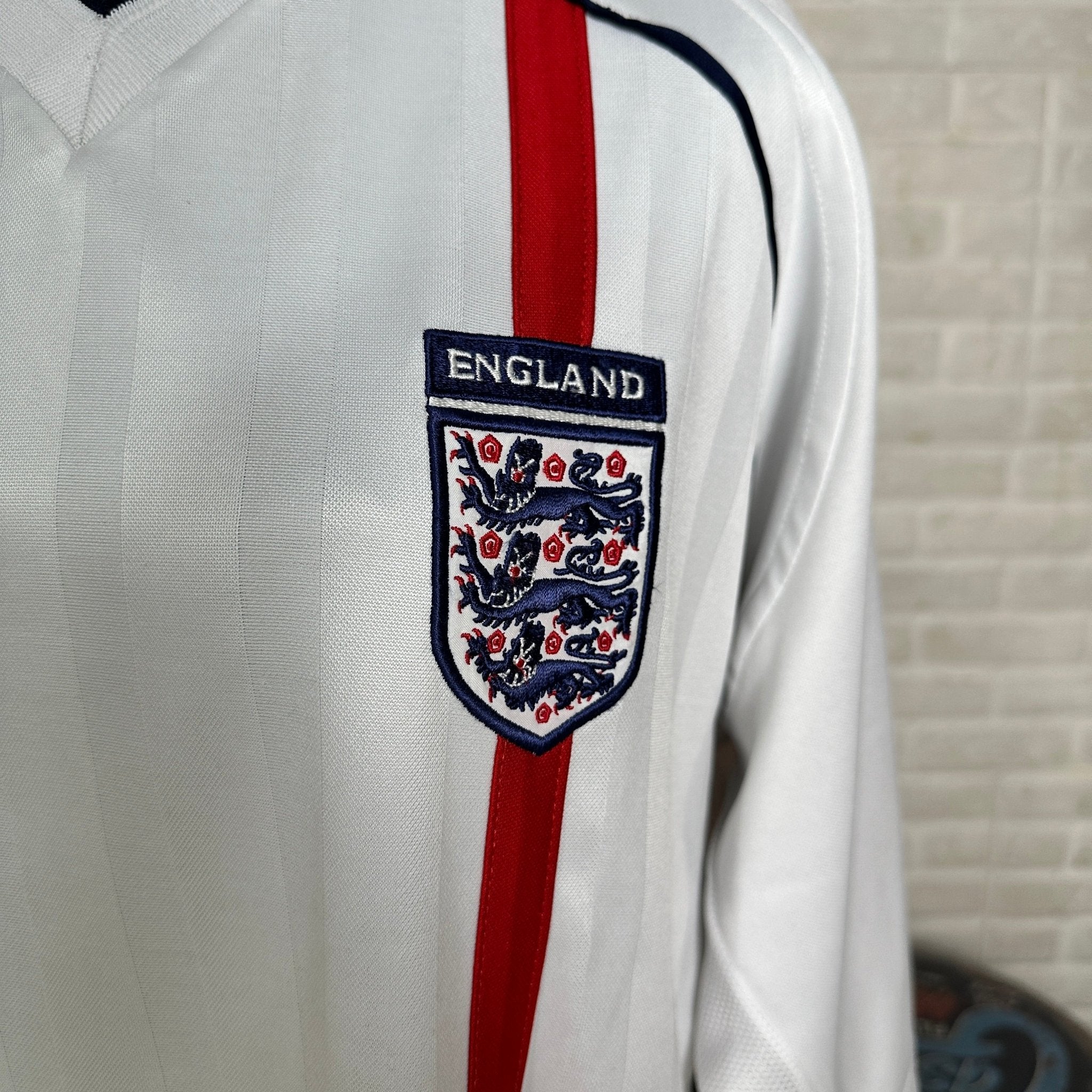 2002 England Football Jersey - Funkify