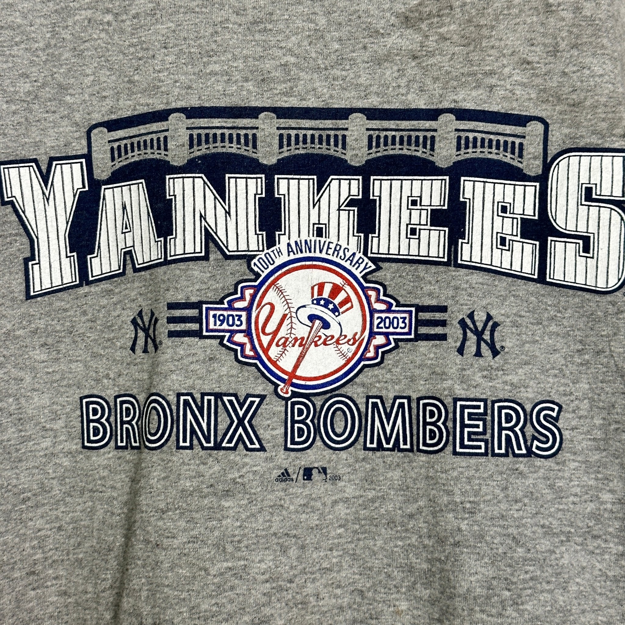 2003 Adidas NY Yankees 100th Anniversary Tee - Funkify