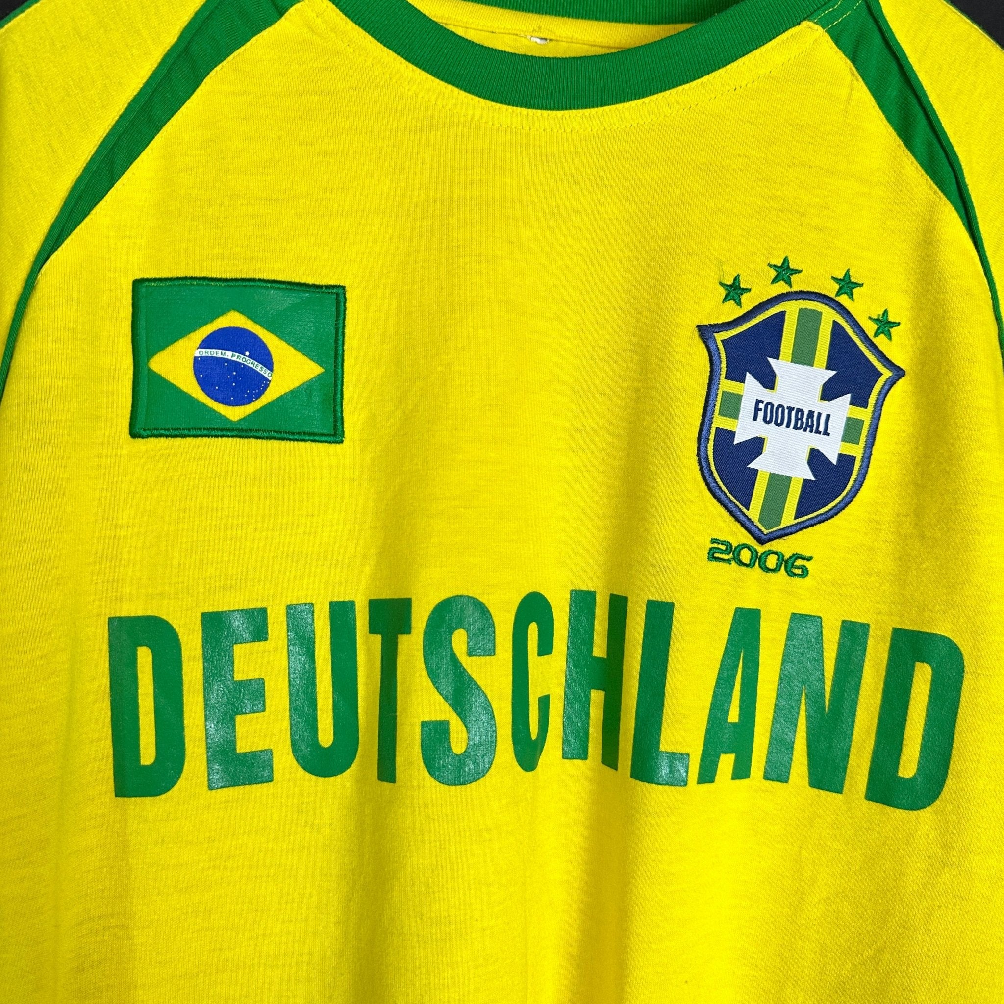 2006 Brazil Deutschland Football Jersey - Funkify
