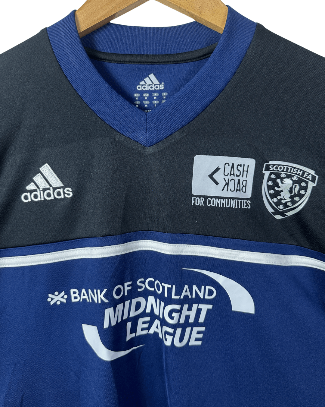 2013 Adidas Scottish FA Midnight League Jersey Medium - Funkify