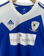 2014 Adidas Blue/white KGC FC Football Shirt Jersey - Medium - Funkify