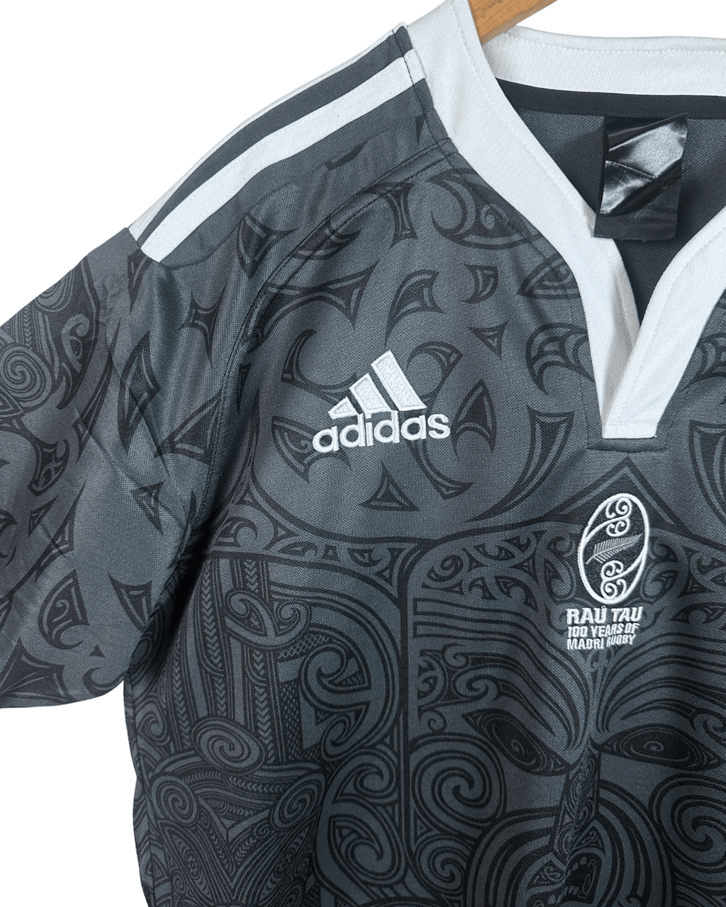 2017 Adidas New Zealand Māori All Blacks Rugby Jersey - 100th Anniversary Edition - Funkify
