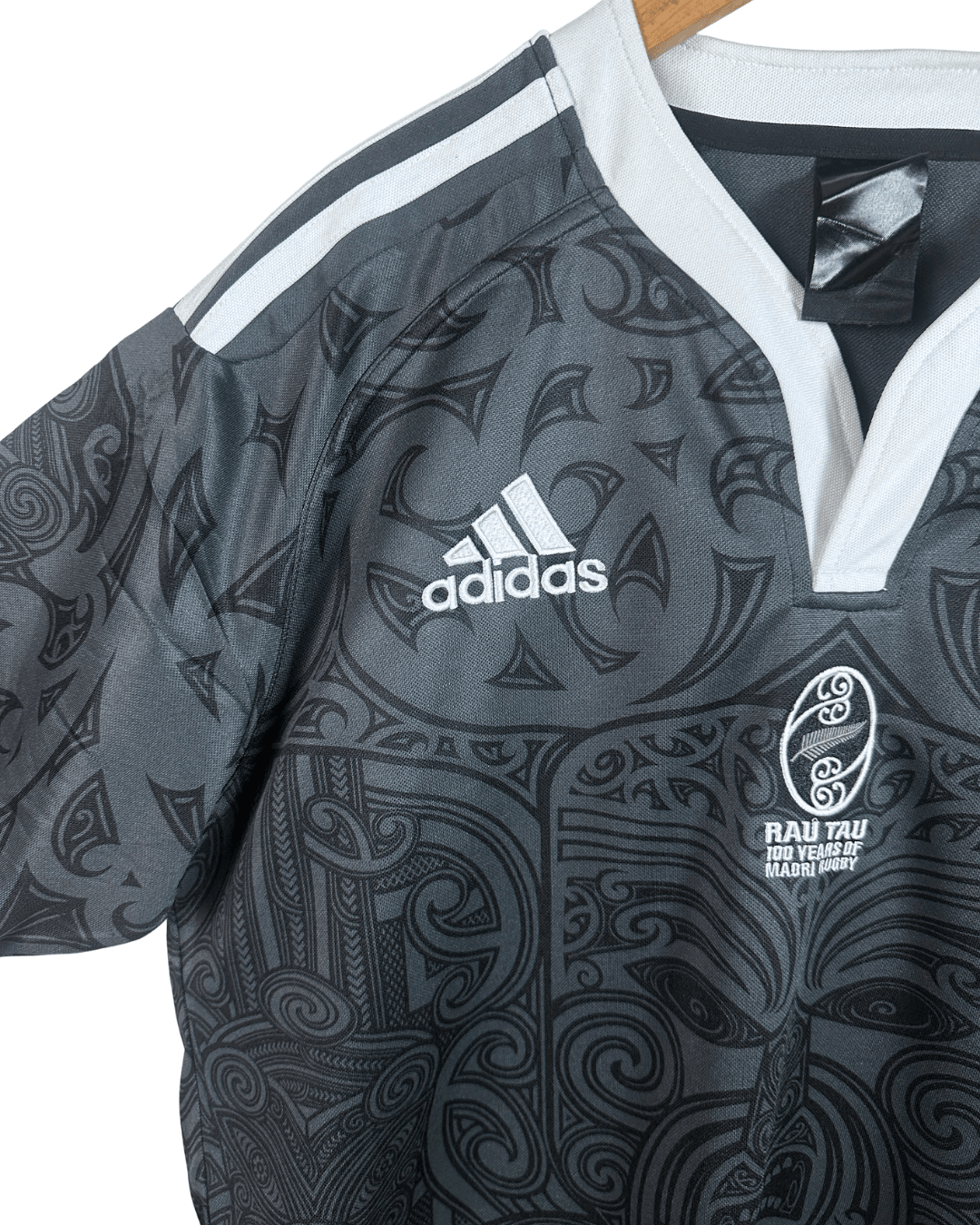 2017 Adidas New Zealand Māori All Blacks Rugby Jersey - 100th Anniversary Edition - Funkify