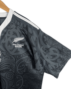 2017 Adidas New Zealand Māori All Blacks Rugby Jersey - 100th Anniversary Edition - Funkify