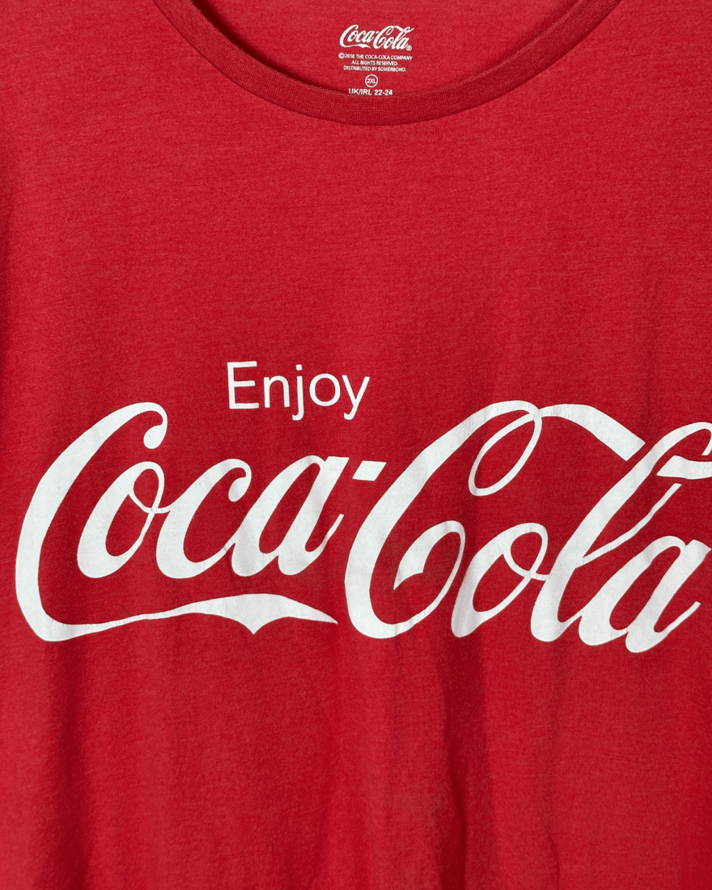 2018 Coca - Cola T-Shirt 2XL - Funkify