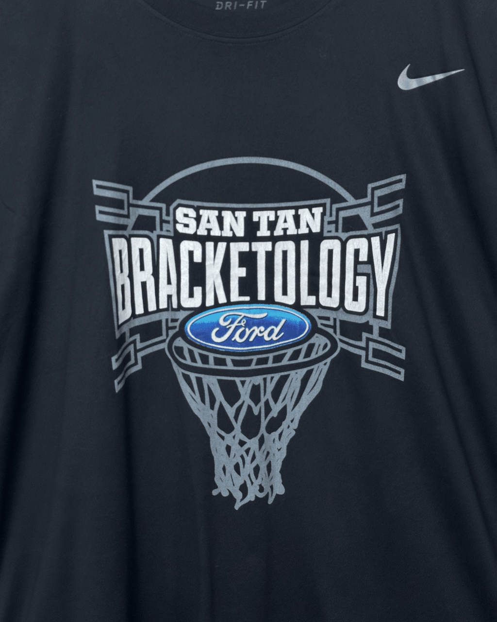 2018 Nike San Tan Ford Bracketology Dri - FIT Basketball T-Shirt 2XL - Funkify