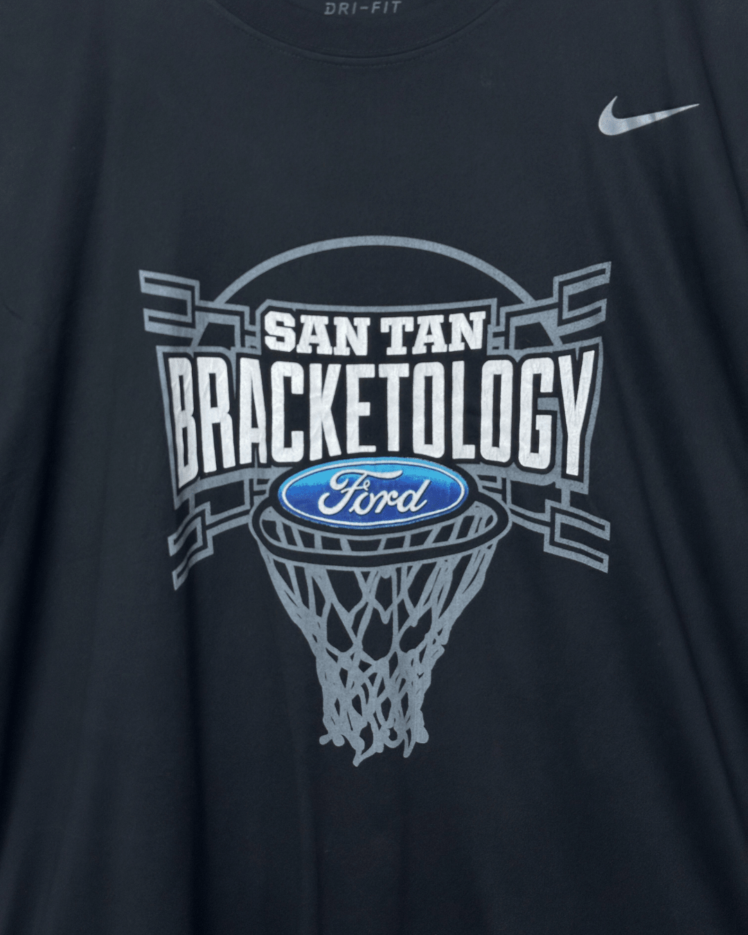 2018 Nike San Tan Ford Bracketology Dri - FIT Basketball T-Shirt 2XL - Funkify